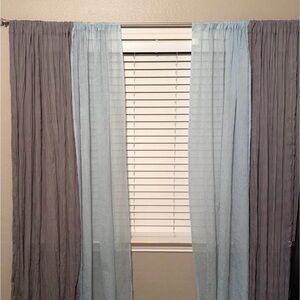 Gray Curtain Panels